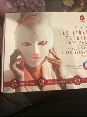 Pursonic White LED Light Therapy Face Mask for Skin Rejuvenation